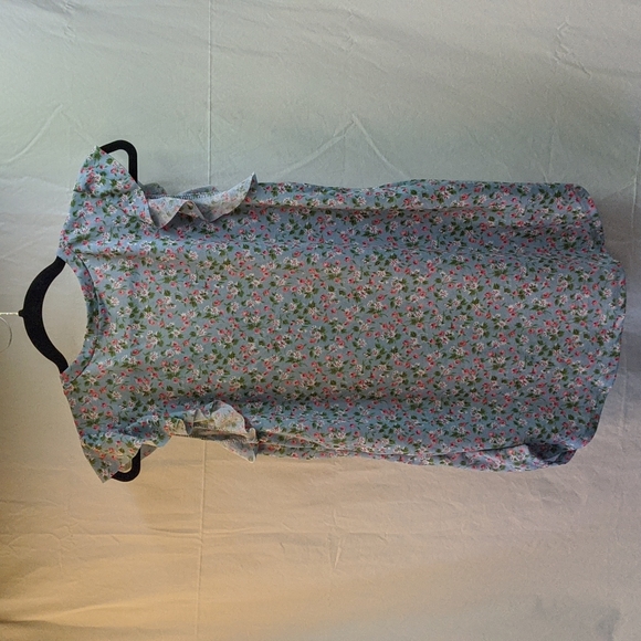 White Birch floral top size L - Picture 2 of 6